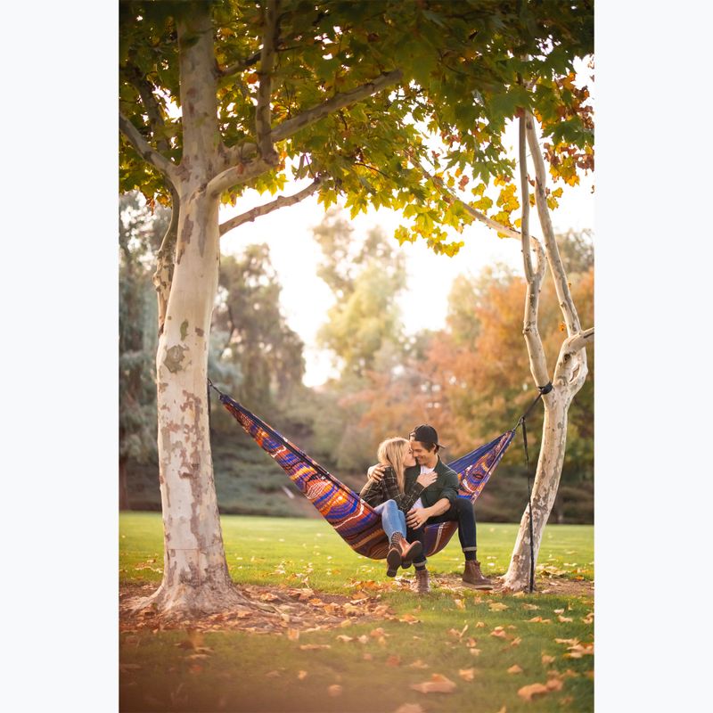 ENO DoubleNest Print tundra/navy hiking hammock 4