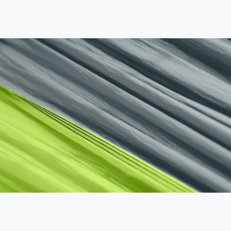 ENO SingleNest hiking hammock grey / chartreuse 3