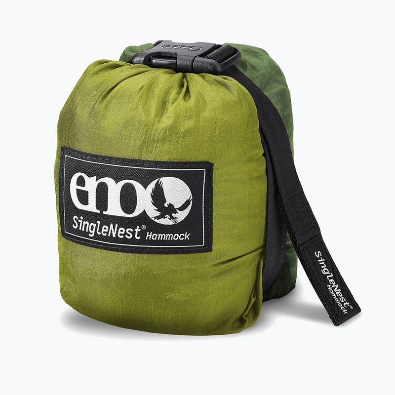 ENO Single Nest hiking hammock melon/olive 2