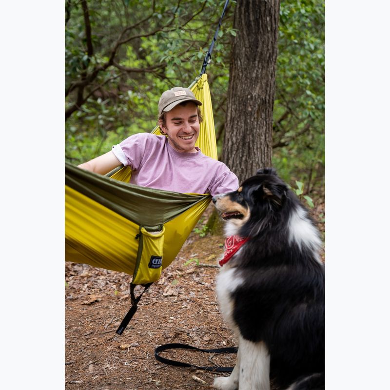 ENO Single Nest hiking hammock melon/olive 5