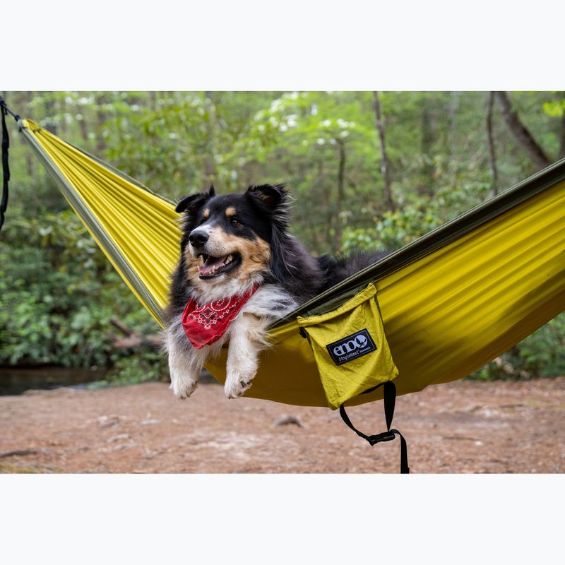 ENO Single Nest hiking hammock melon/olive 7
