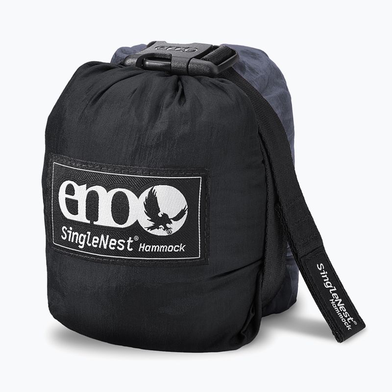 ENO SingleNest hiking hammock black / charcoal 4