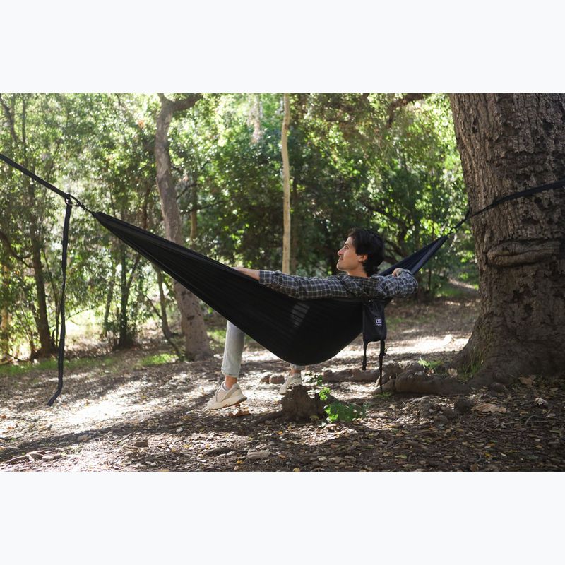 ENO SingleNest hiking hammock black / charcoal 5