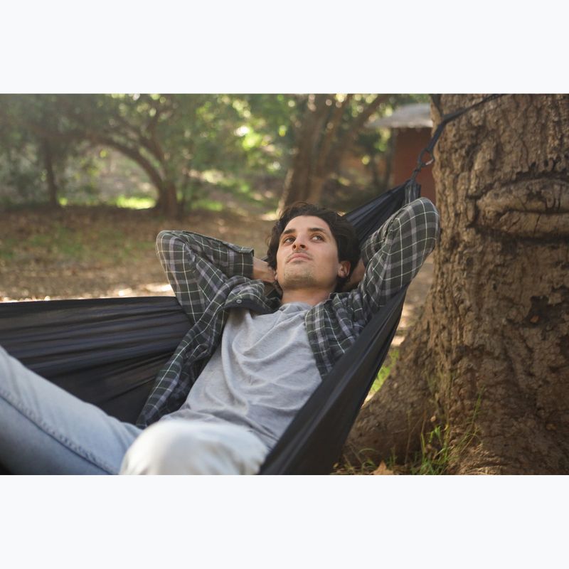 ENO SingleNest hiking hammock black / charcoal 9