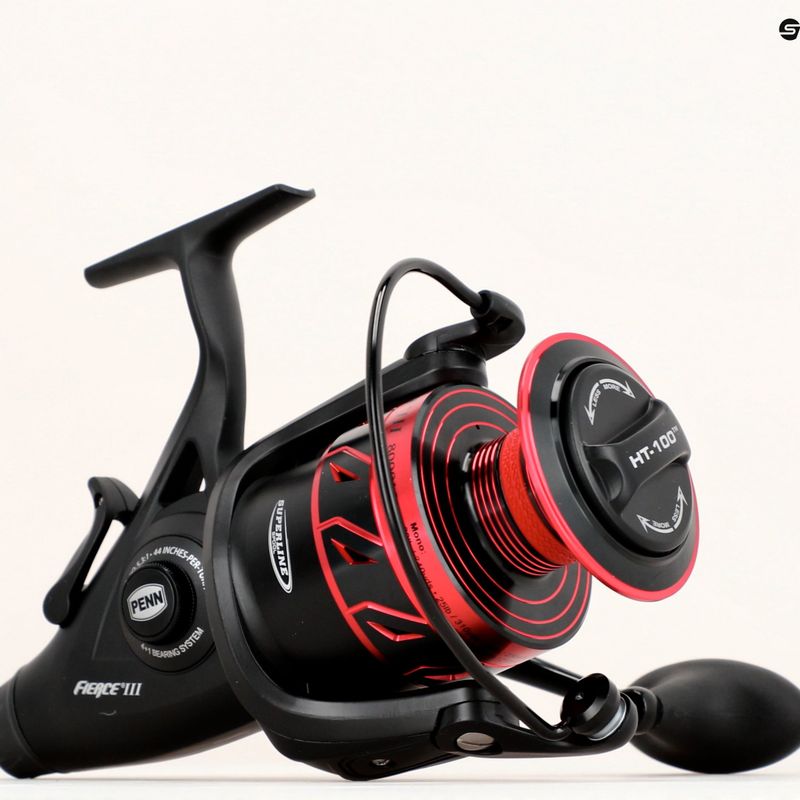 Penn Fierce III Live Liner carp reel black and red 1505226 5