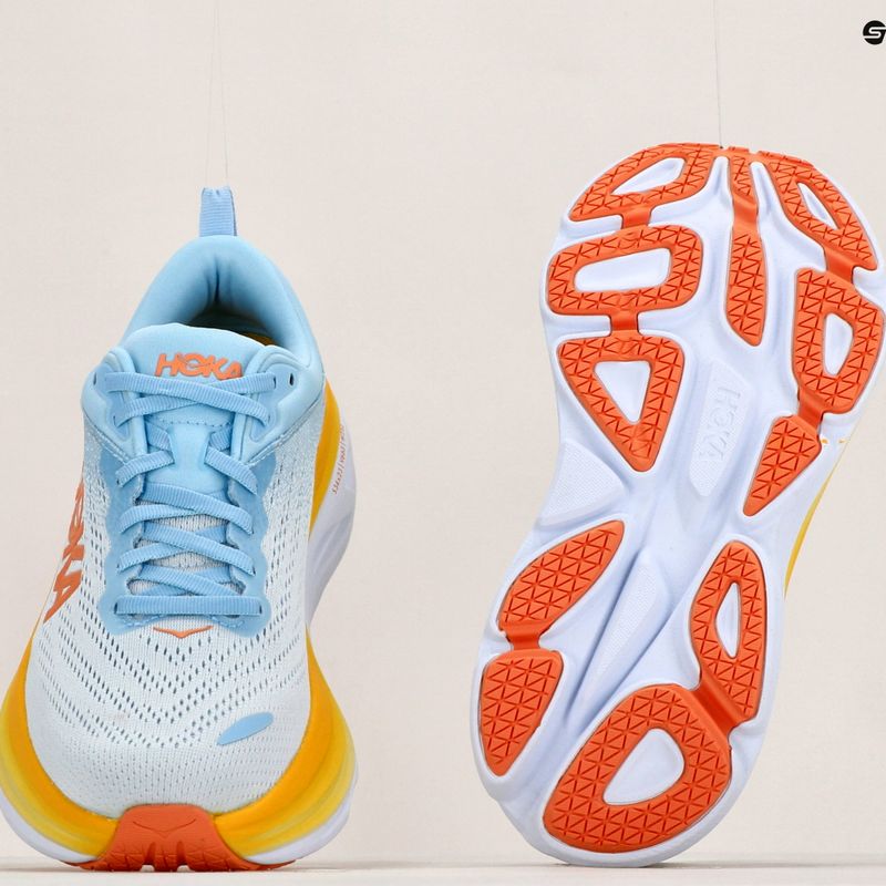 Women's running shoes HOKA Bondi 8 blue 1127952-SSCA 15