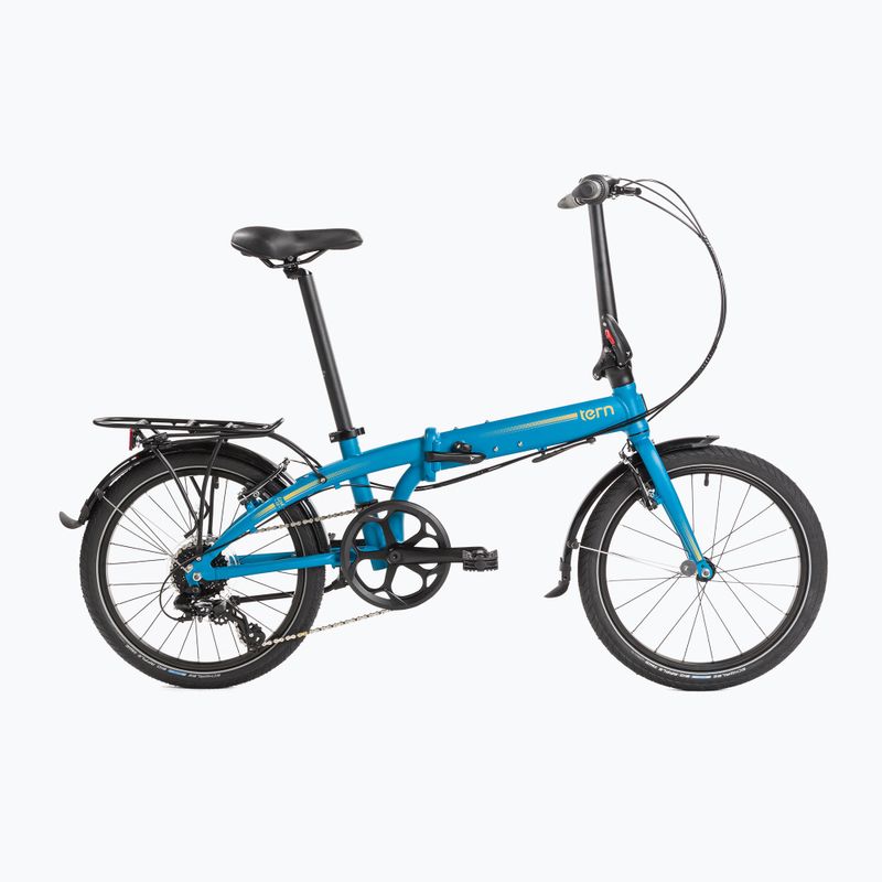 Tern folding city bike blue LINK C8