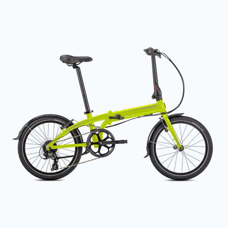 Tern folding city bike yellow LINK C8