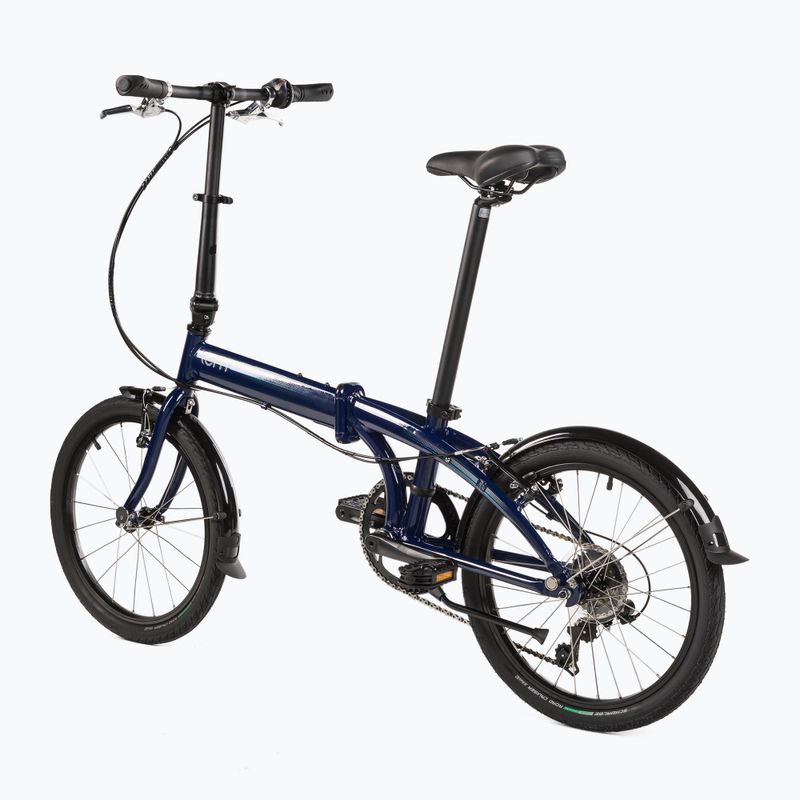 Folding city bike Tern LINK B7 navy blue 3