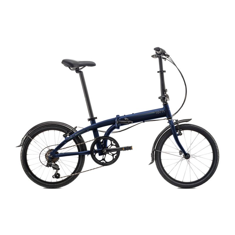 Folding city bike Tern LINK B7 navy blue 7