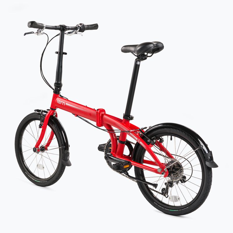 Tern folding city bike red LINK B7 3