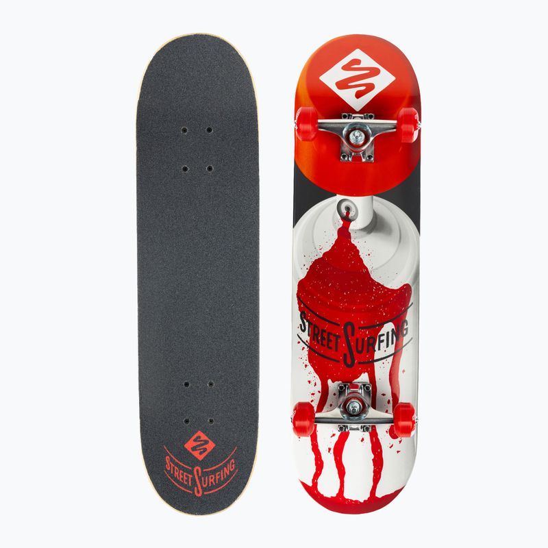 Street Surfing Street Skate 31 classic skateboard red