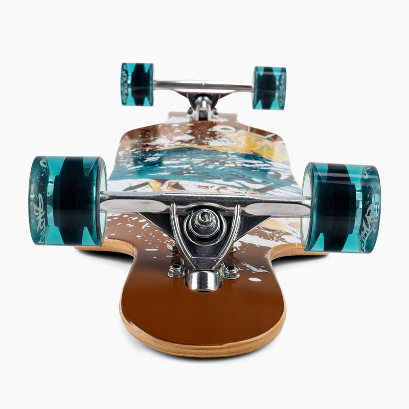 Street Surfing Curve Drop Through Freeride longboard 39" brown 7