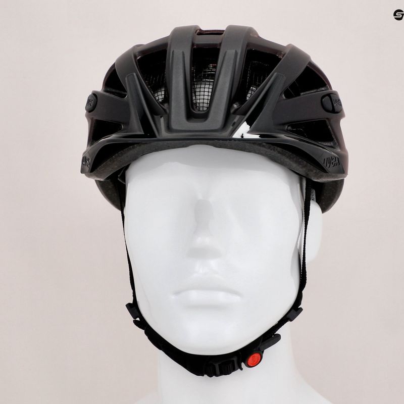 UVEX Urban I-vo CC MIPS bike helmet black-red 41/0/613/06/17 13