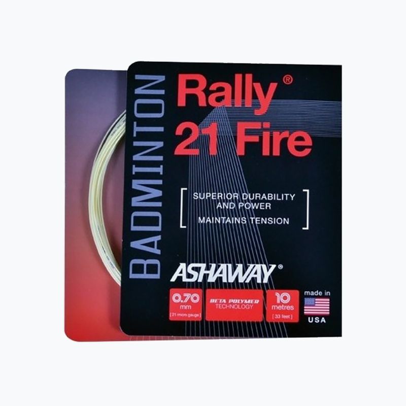Badminton string ASHAWAY Rally 21 - set beige