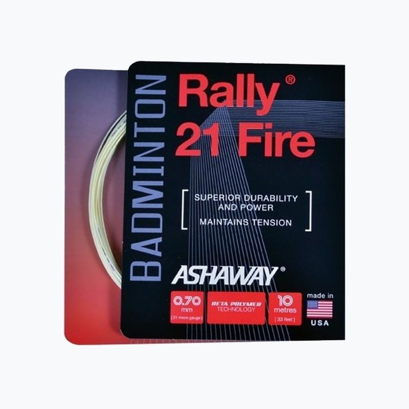 Badminton string ASHAWAY Rally 21 - set white