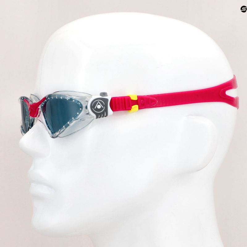 Aquasphere Kayenne Compact transparent/raspberry children's swimming goggles EP3150016LD 8