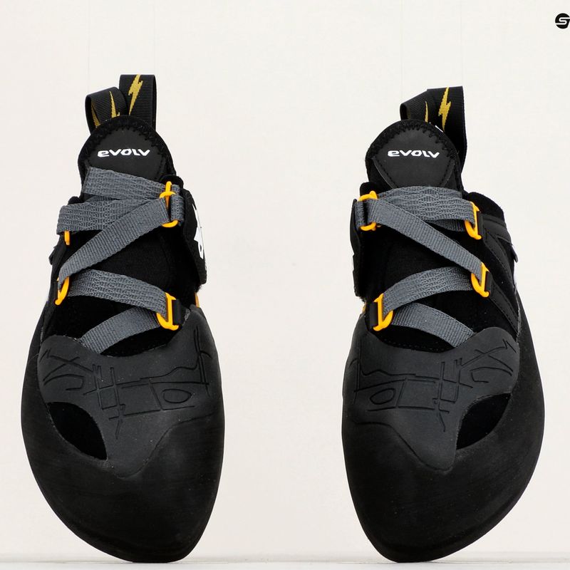 Evolv Shaman Pro 1000 climbing shoes black and white 66-0000062301 6