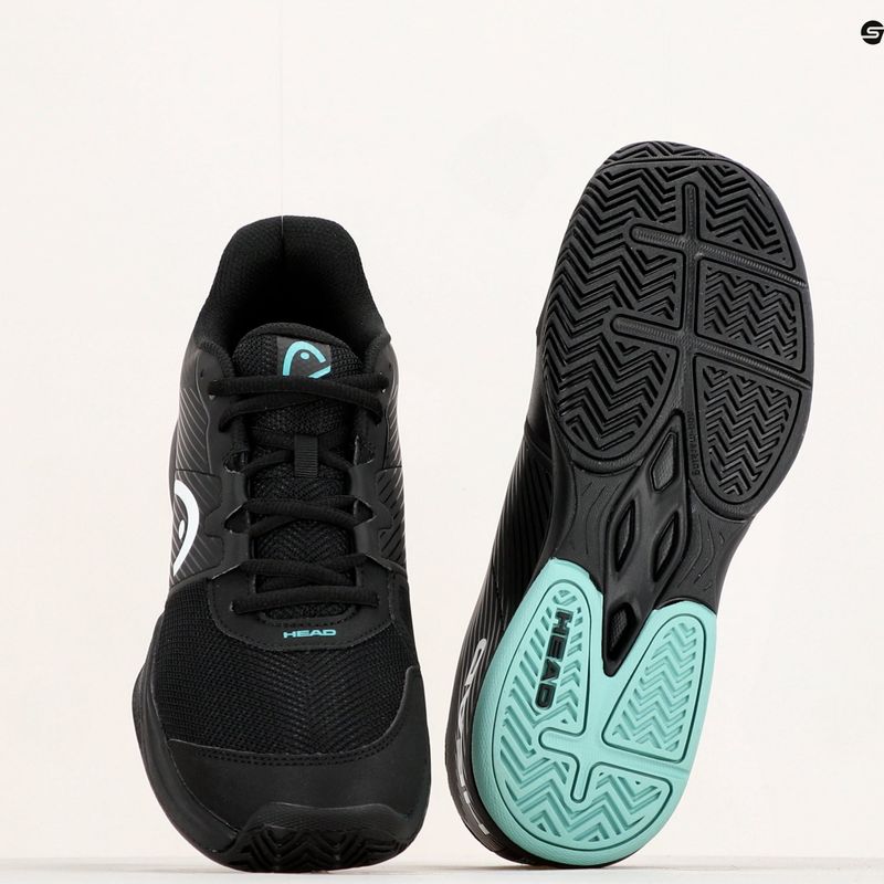 HEAD Revolt Court men's tennis shoes black/teal 17