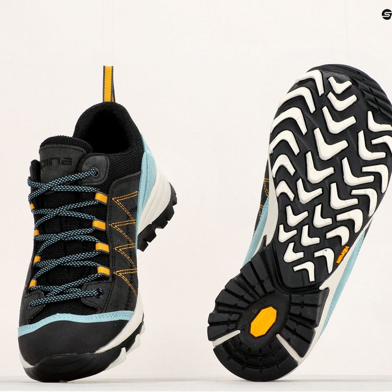 Women's trekking shoes Alpina Glacia opal blue/black 12