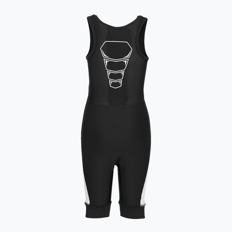 Children's wrestling singlet Nike Grappler Elite Singlet Youth black/white 2