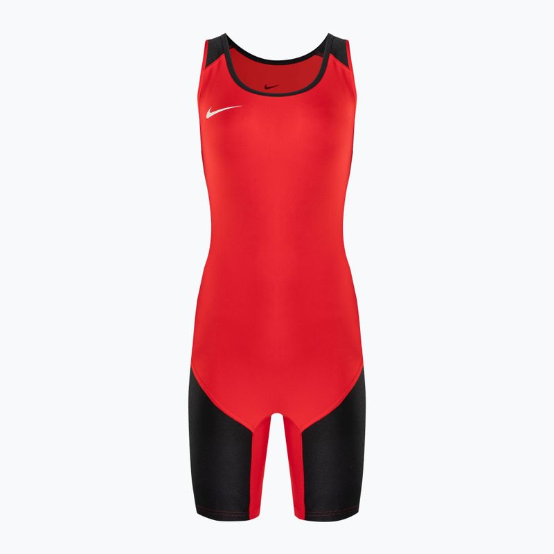 Women's Nike Weightlifting Singlet scarlet/black jumpsuit