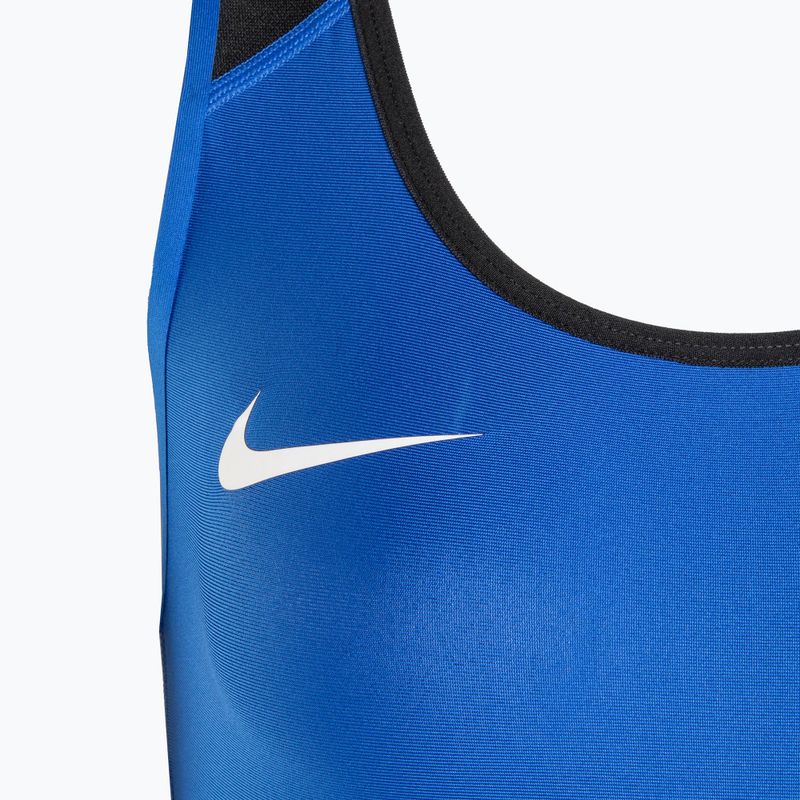 Women's wrestling singlet Nike Weightlifting Singlet royal/black 3