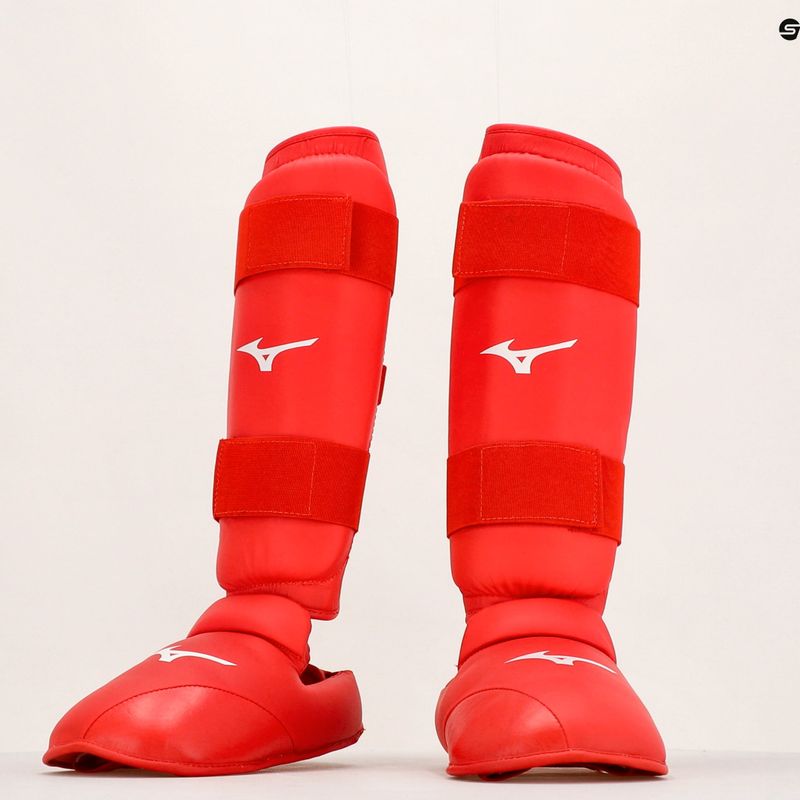 Mizuno Instep red padded tibia and foot protectors 23EHA10062 5