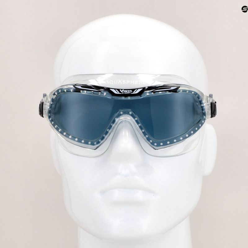 Aquasphere Vista XP transparent/black swimming mask MS5640001LD 8