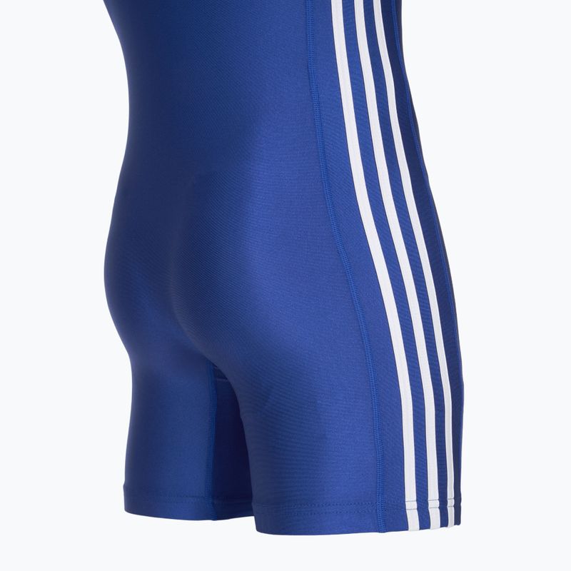 Men's singlet adidas 3 Stripe Singlet royal/white 4