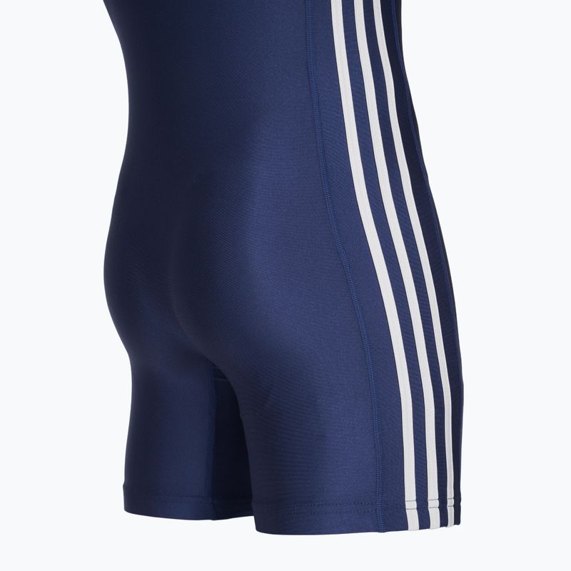 Men's singlet adidas 3 Stripe Singlet navy/white 4