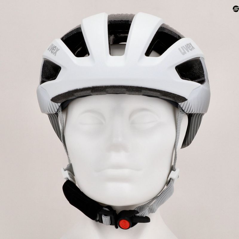 Women's bicycle helmet UVEX Rise CC WE white/grey 41/0/034/03/15 12