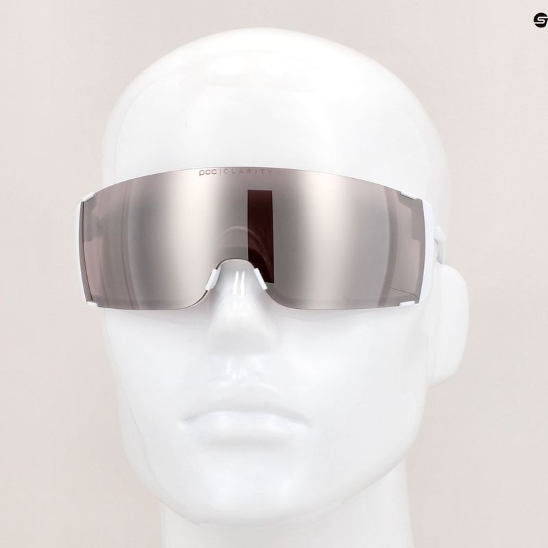 Bicycle goggles POC Propel hydrogen white/clarity road silver 8