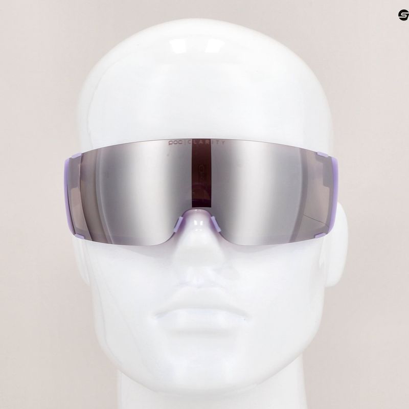 Bicycle goggles POC Propel purple quartz translucent/clarity road silver 8