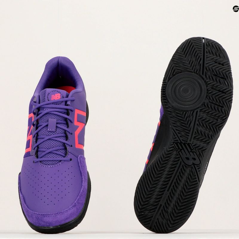 New Balance men's football boots Audazo V6 Command IN purple-black SA2IPH6.D.075 18