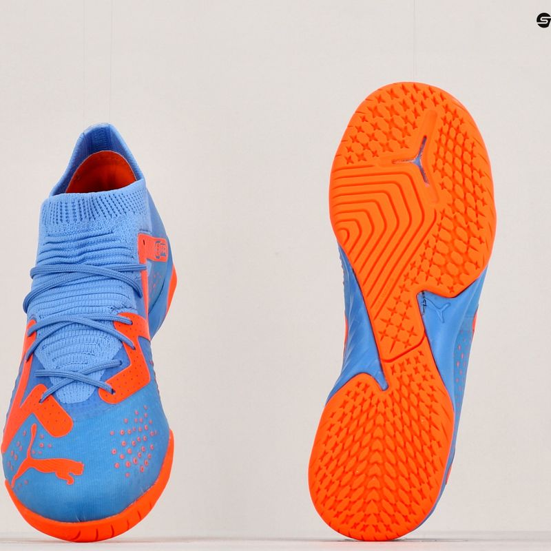 PUMA Future Match IT+Mid JR children's football boots blue/orange 107198 01 18