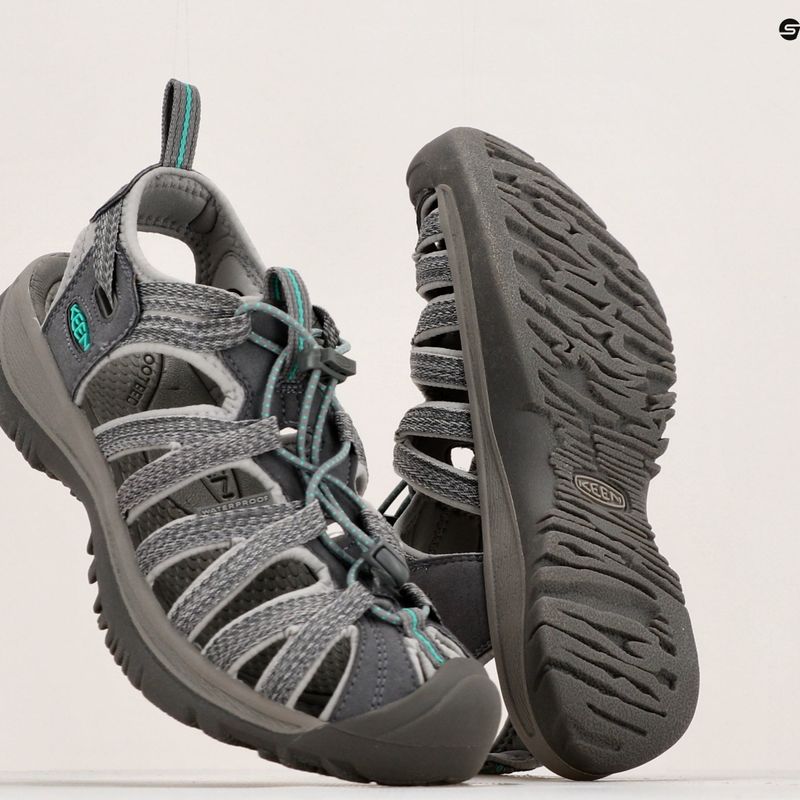 Keen Whisper Medium Grey women's trekking sandals 1022814 17