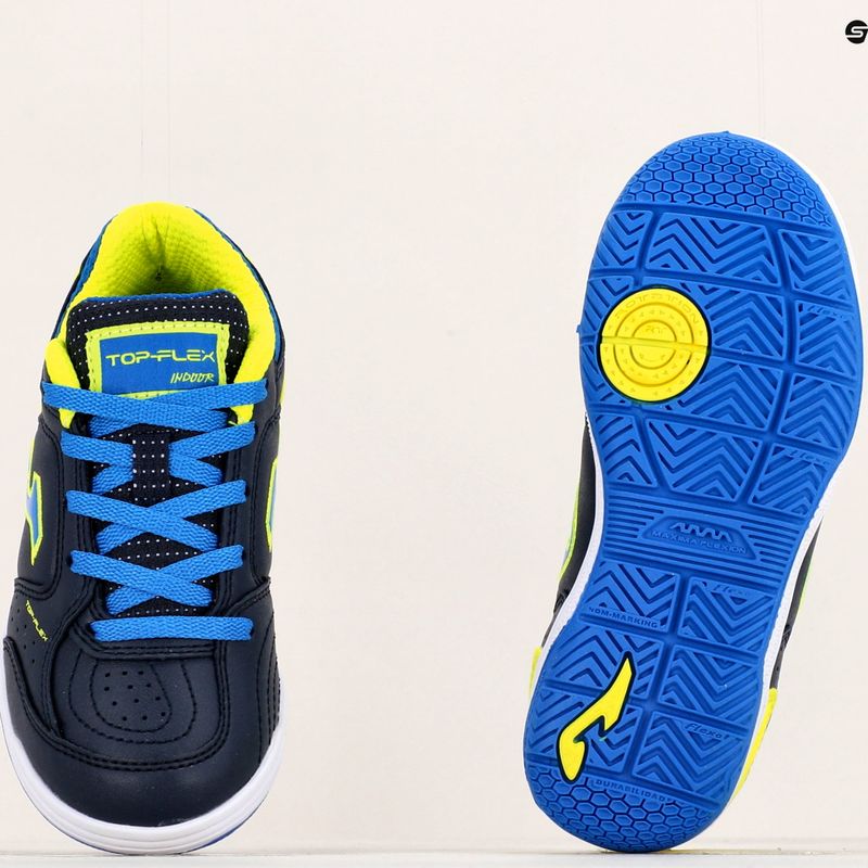 Children's football boots Joma Top Flex IN navy/yellow 13