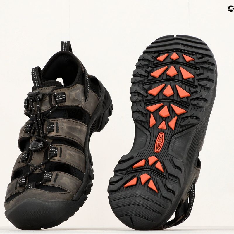 KEEN Targhee III men's sandals grey/black 10