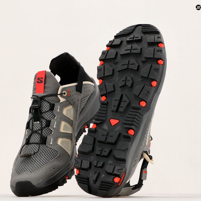 Salomon Techamphibian 5 dark grey men's water shoes L47114900 13