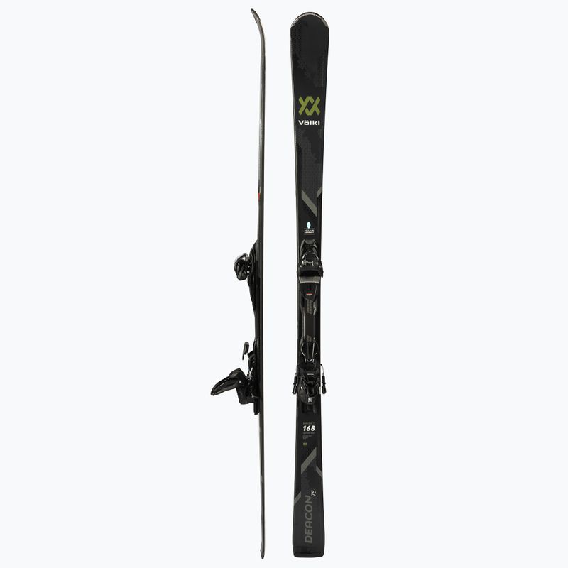 Völkl Deacon 75 + VMotion 10 GW downhill skis black 120181/6562U1.VA 2