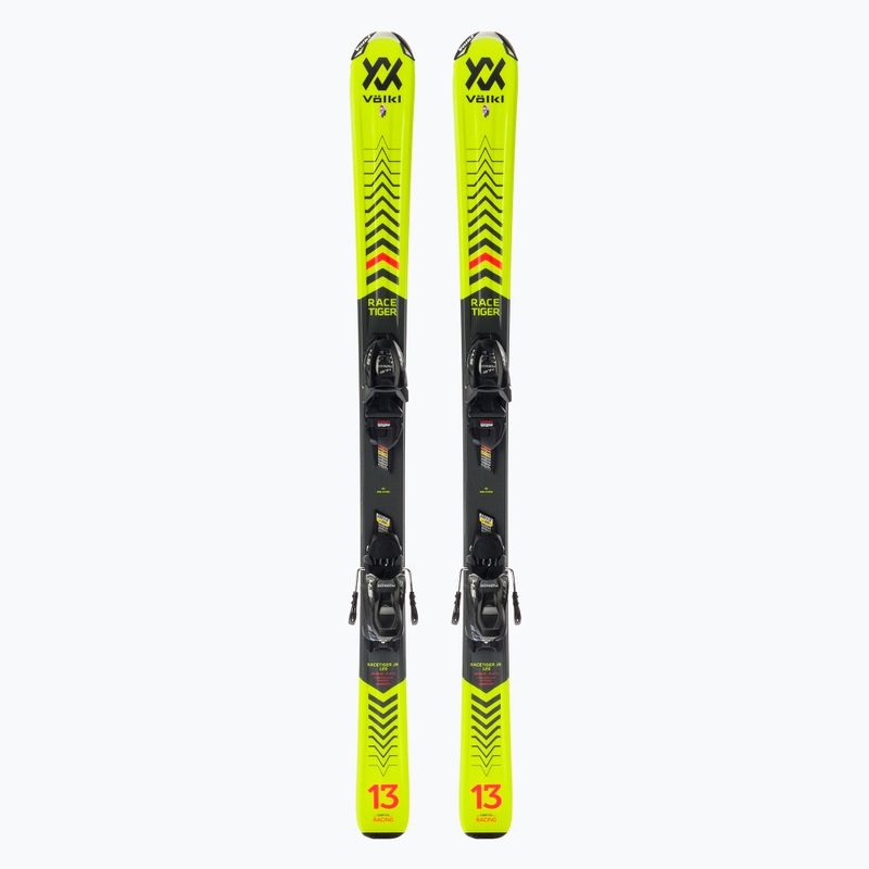Children's downhill ski Völkl RACETIGER Junior + 4.5 VMotion Jr. yellow 120465/6162T1.VA