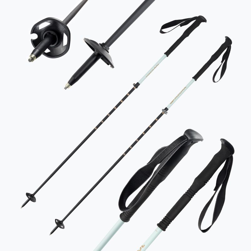 Völkl TOURISTICK VARIO AA ski poles black and white 141028 7