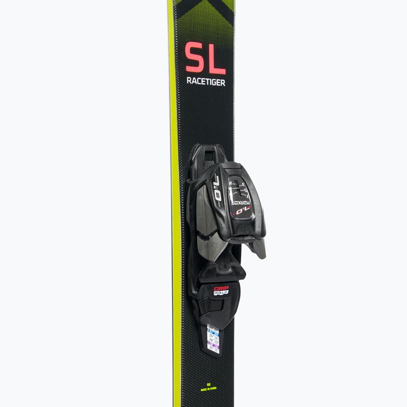Children's downhill ski Völkl Racetiger JR Pro + 7.0 VMotion JR yellow/black 122467/6262T1.VA 6