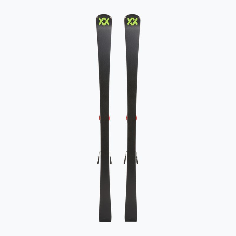 Völkl Racetiger SL Master + XComp 16 GW yellow/black downhill skis 3