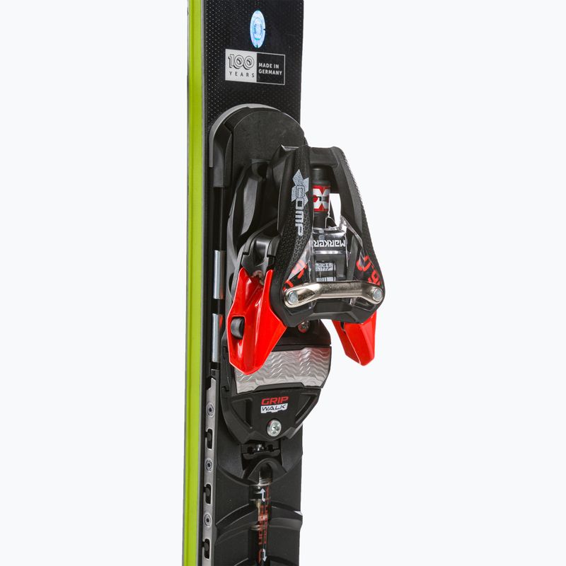 Völkl Racetiger SL Master + XComp 16 GW yellow/black downhill skis 4