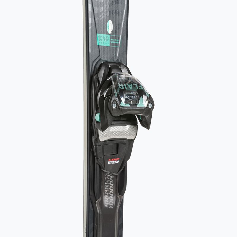 Women's downhill ski Völkl Flair SC Carbon + vMotion 11 ALU GW black/teal/silver 4