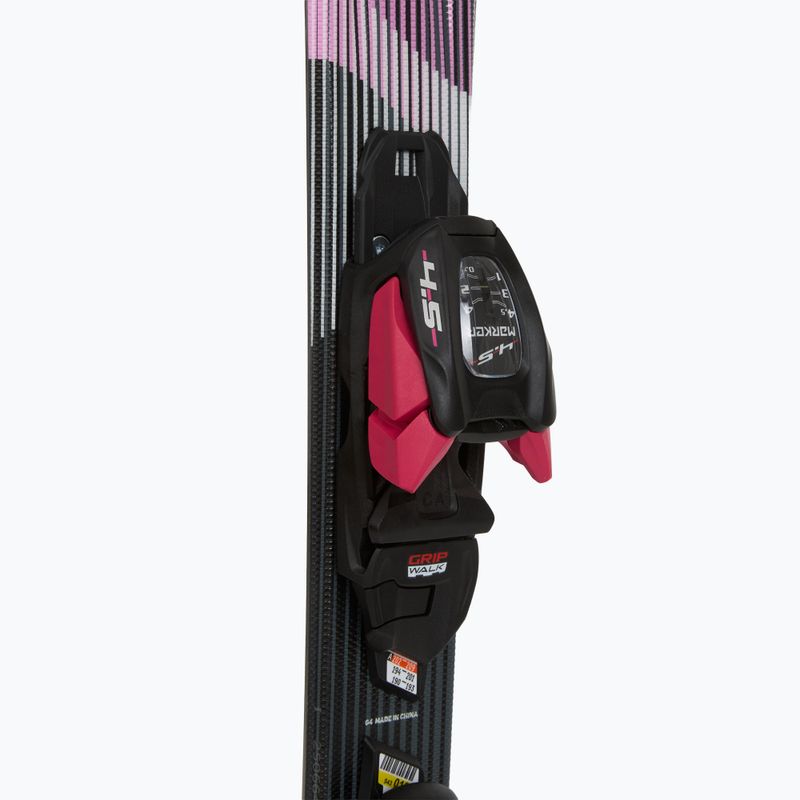 Children's alpine skis Völkl Shine Jr + bindings 4.5 VMotion Jr Lady 80-90 cm black/pink 4