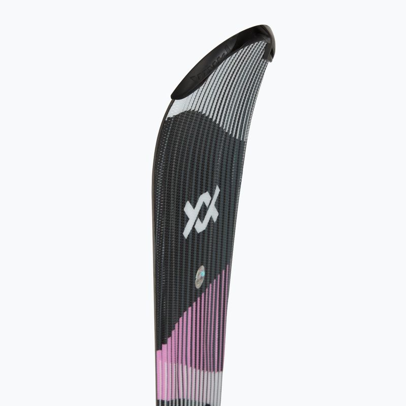 Children's alpine skis Völkl Shine Jr + bindings 4.5 VMotion Jr Lady 100-120 cm black/pink 6