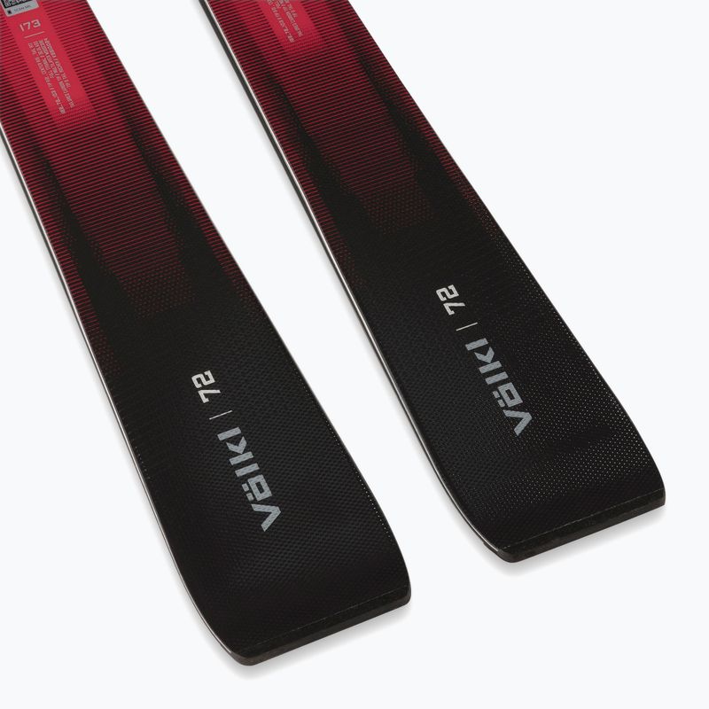 Downhill skis with bindings Völkl Peregrine 72 Black + RMotion T 12 6